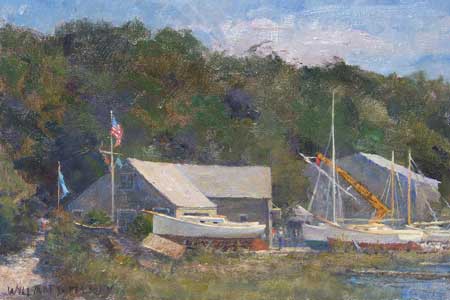 ©W.P. Duffy - Arley's Pond Boat Yard Field Study