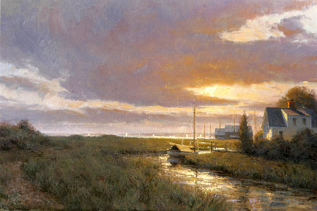 The Creek at Sunset © William P. Duffy