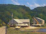Arley's Pond Boat Yard © William P. Duffy